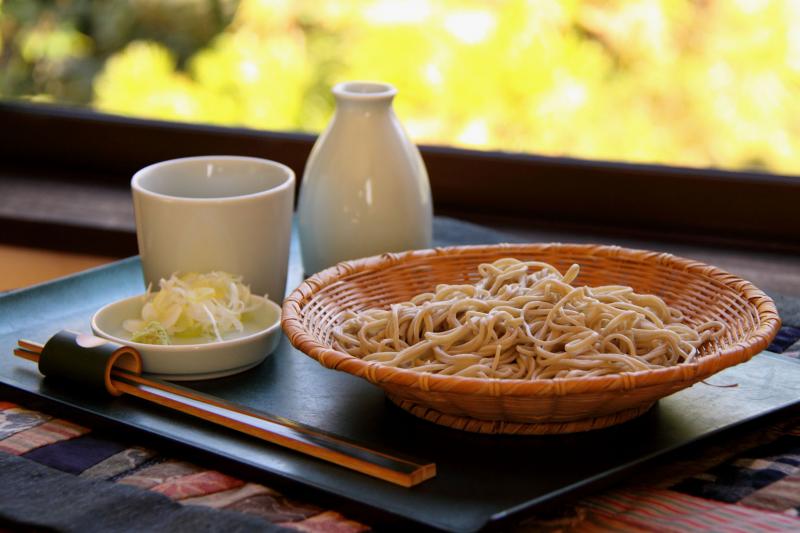 Freshly harvested Bungotakada Soba noodles, showcasing the 